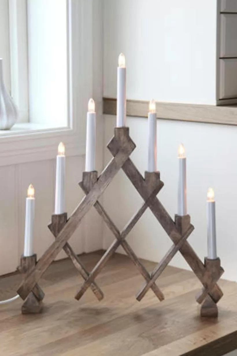 Jotex Julbelysning*Adventsljusstake Rut