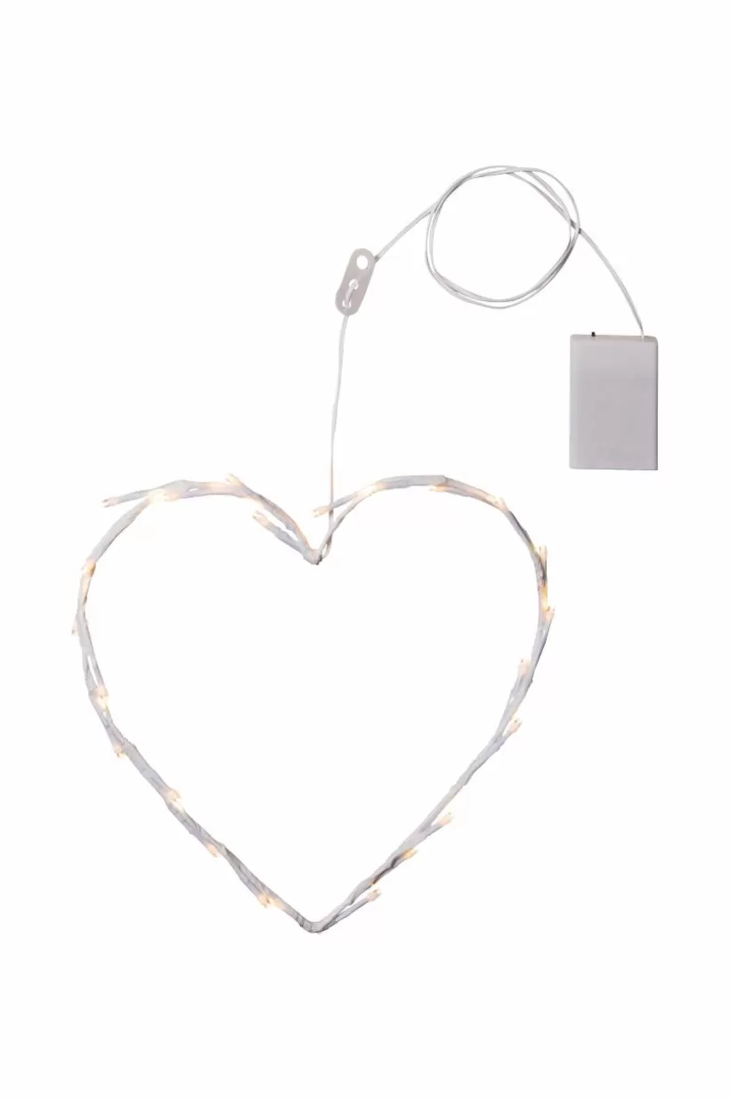 Jotex Julbelysning*CRISPY HEART LED Krans 27 Cm
