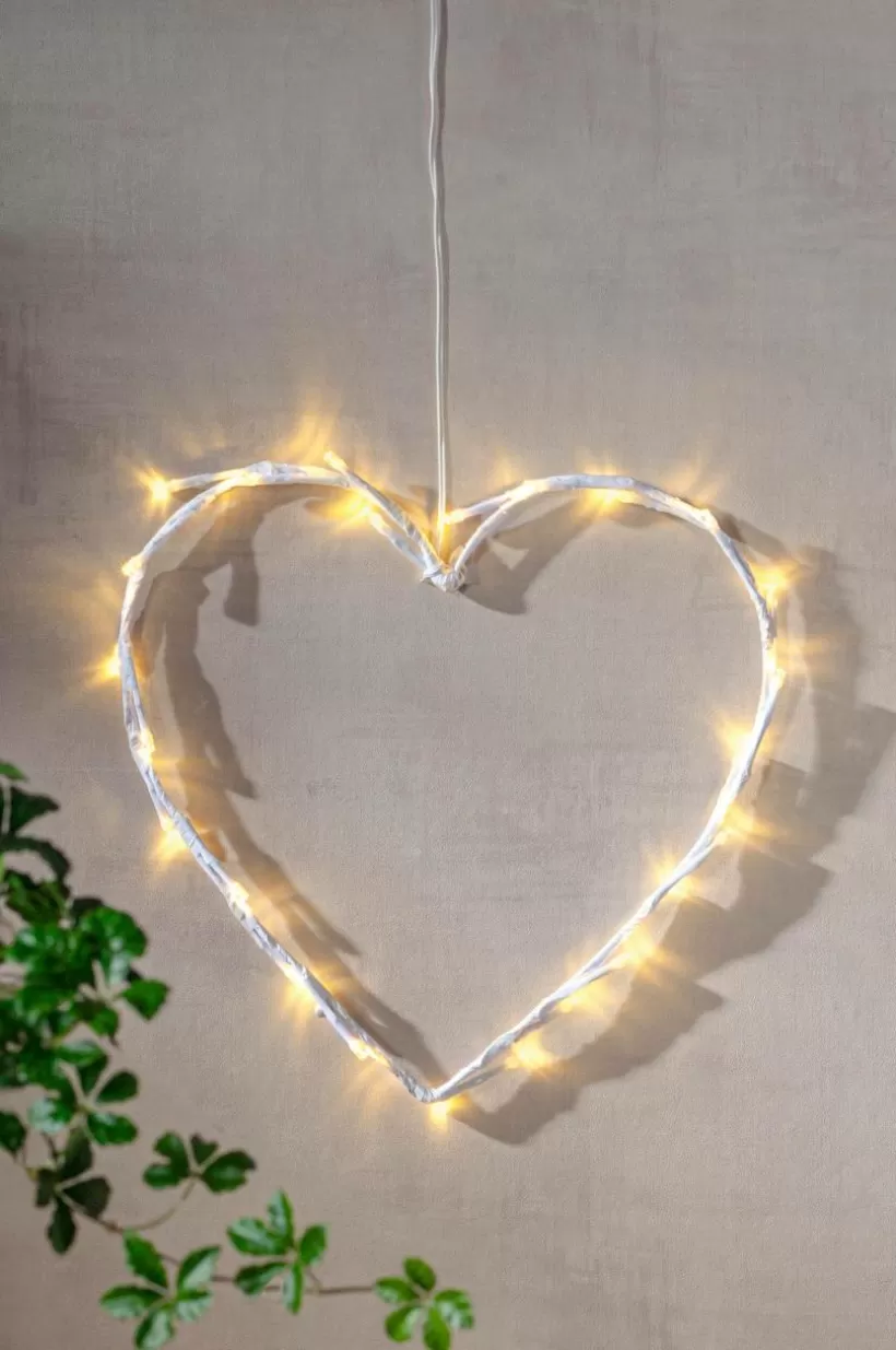 Jotex Julbelysning*CRISPY HEART LED Krans 27 Cm