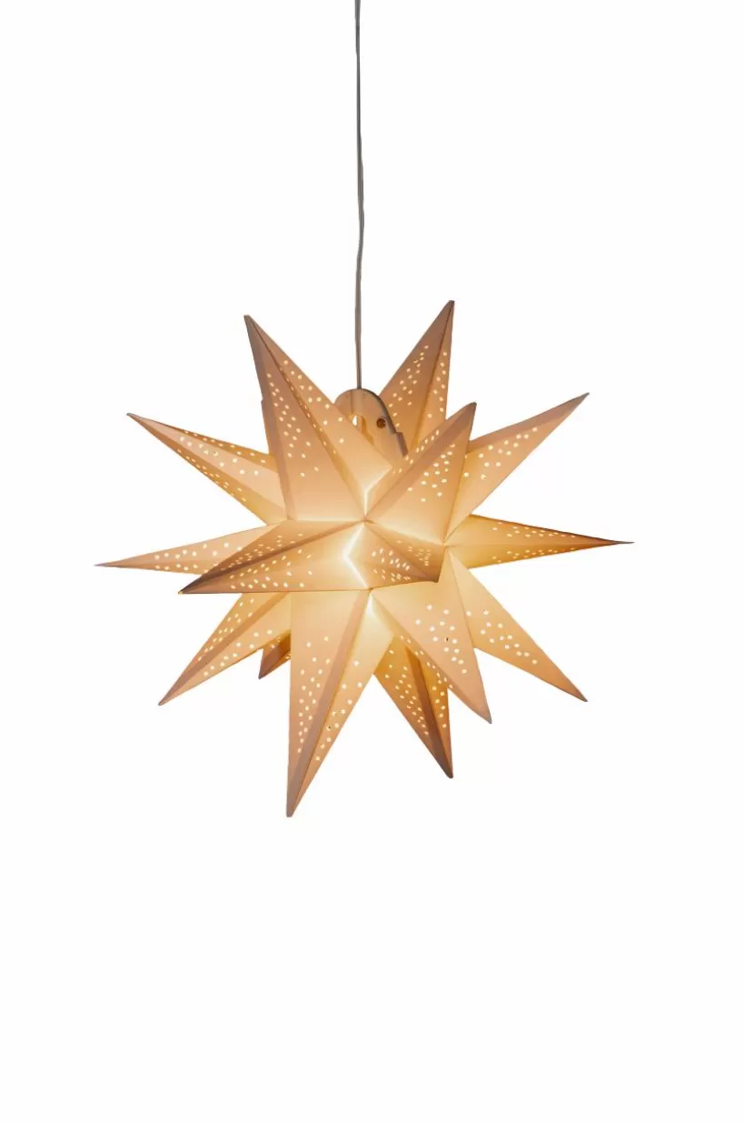 Jotex Julbelysning*3-D Pappersstjärna LED Höjd 45 Cm