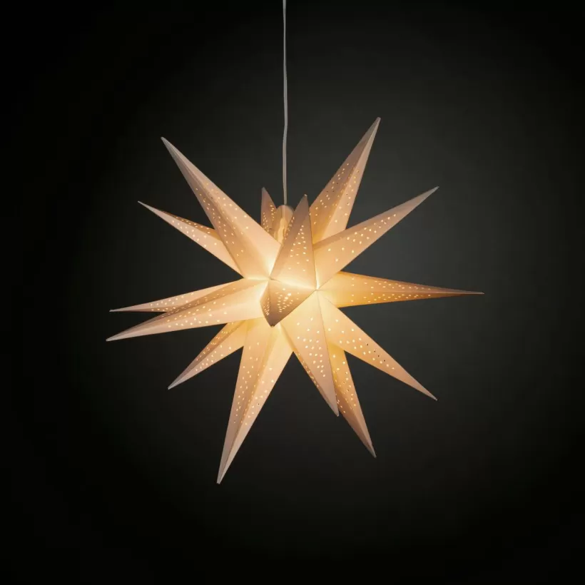 Jotex Julbelysning*3-D Pappersstjärna LED Höjd 60 Cm