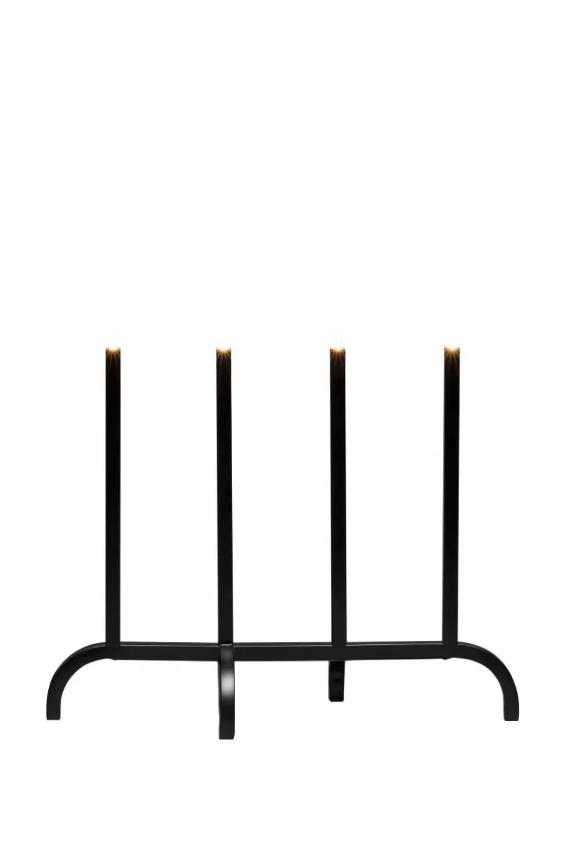 Jotex Julbelysning*Elljusstake 4 Ljus Met. 40,8cm
