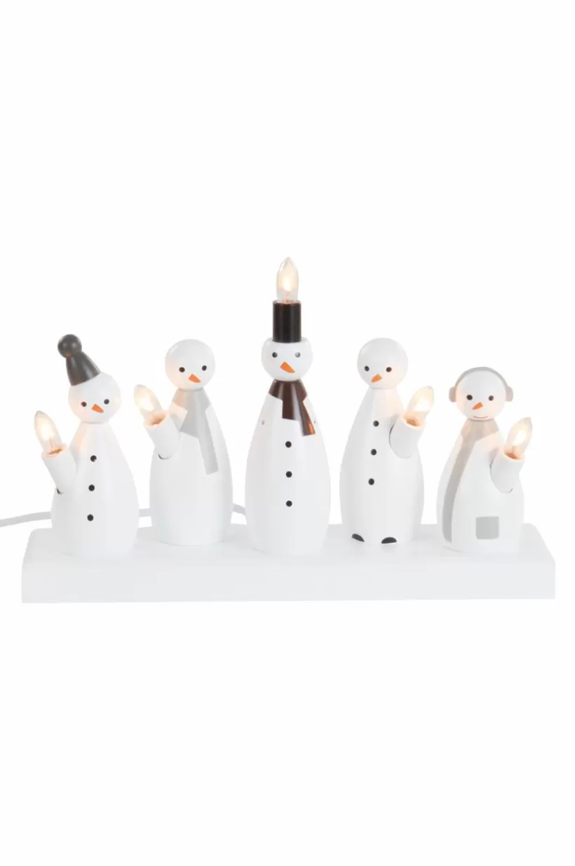 Jotex Julbelysning*Ljusstake Snowman 21cm