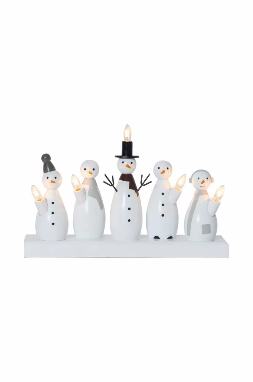 Jotex Julbelysning*Ljusstake Snowman 21cm