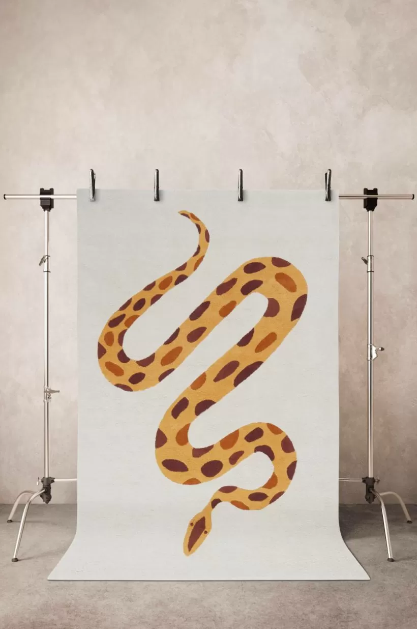 Barn Jotex Barnmattor | Barnmattor*SNAKE Bomullsmatta 130x190 Cm - Ekologisk