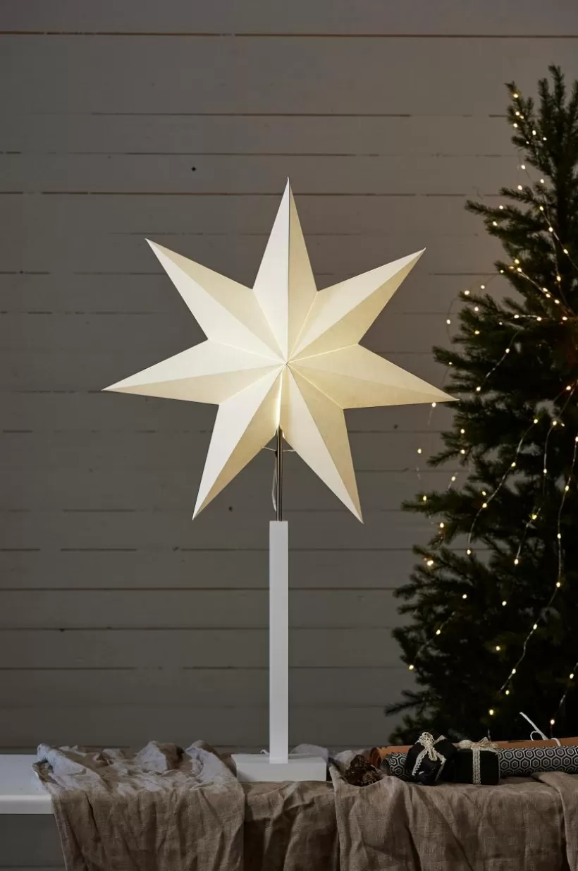Jotex Julbelysning*Stjärna På Fot Karo 100 Cm