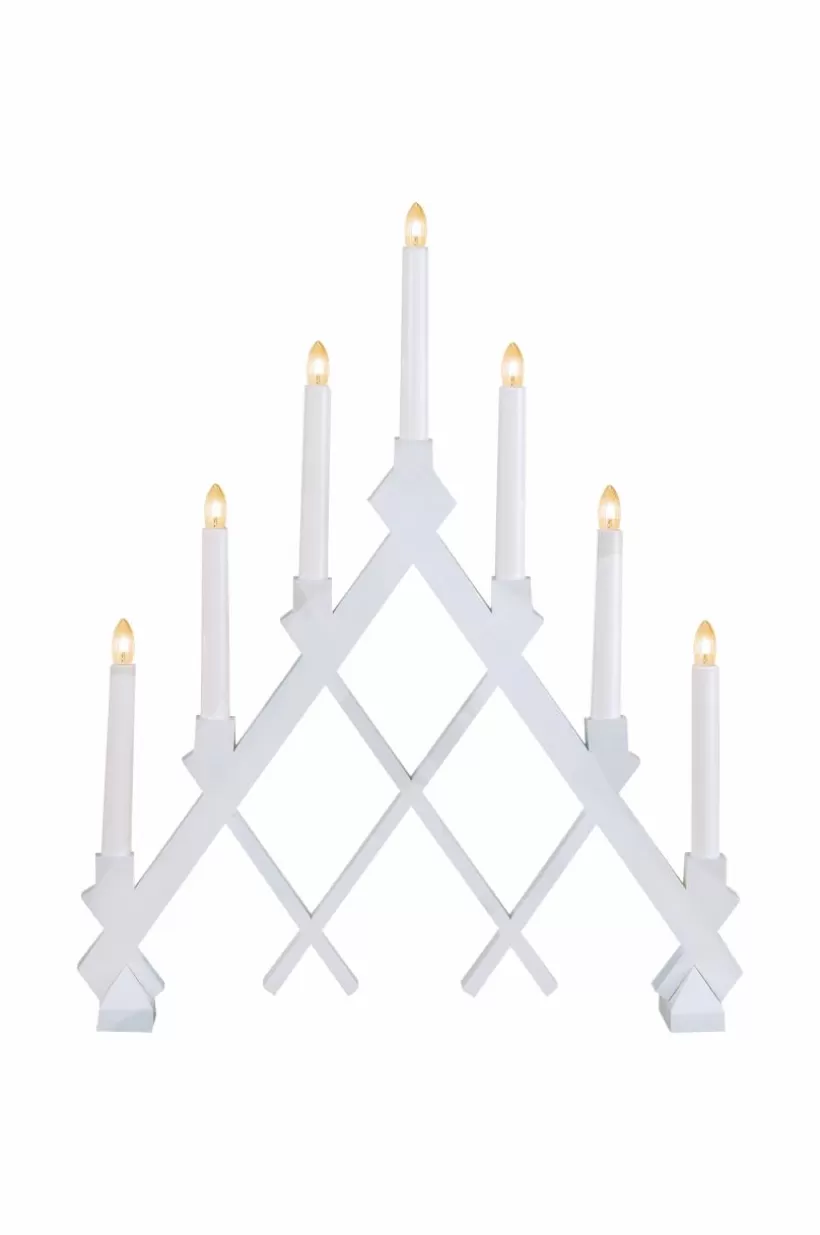 Jotex Julbelysning*Träljusstake RUT
