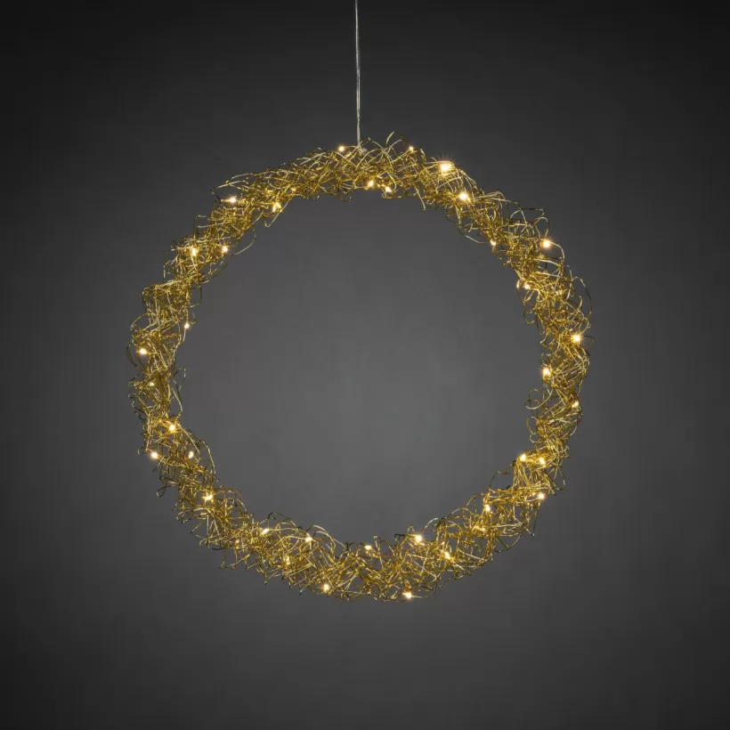 Jotex Julbelysning*WREATH Krans LED ø 45 Cm